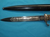 German Engraved Bayonet in Excellent Condition - 10 of 13