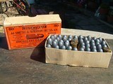 WINCHESTER 44 CAL. SMITH & WESSON RUSSIAN CARTIDGES - 6 of 7