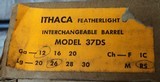 Ithaca Model 37 12ga with "NIB" 26" smoothbore slug barrel - 13 of 14