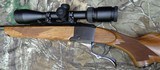 Ruger No. 1 Light Sporter 7mm-08 with Nikon 3x12 Prostaff scope - 2 of 10