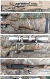 Savage 220 stainless 20ga rifled barrel shotgun with Leupold scope