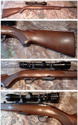 Winchester pre 64 Model 100 in the 284 Winchester w/ Redfield Tracker 3x9 scope - 1 of 9