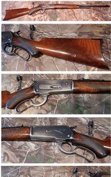 Winchester 1886 Deluxe rifle 33 WCF with 24