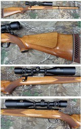 Sako Forester Mannlicher L579 in 243 Winchester with Simmons 2.8x10x44 scope - 1 of 12