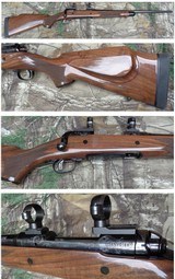 Engraved Savage 110 125th Anniversary Commemorative bolt action rifle in the 250 Savage - 1 of 11