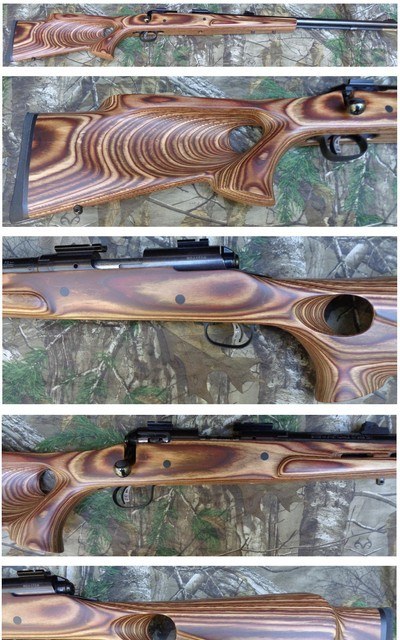 Savage 10ML-II early blue steel smokeless powder muzzleloader with thumbhole laminated stock 50 cal 10 ML 10ML