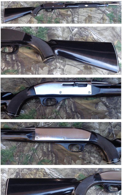 Remington White Diamond Nylon 66 semi-auto 22LR chrome and black