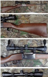 Savage 99A in 243 Winchester with Pinty 3x9x40EG Rangefiner Mil-Dot red/green illuminated reticle