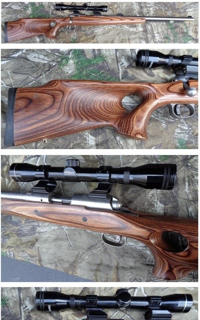 Savage 10ML-II stainless steel muzzleloader with thumbhole laminated stock 50 cal 10 ML 10ML