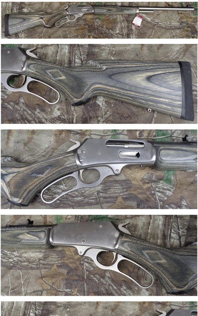 Marlin 1895 MXLR Stainless/Laminate in the 450 Marlin with hang tag