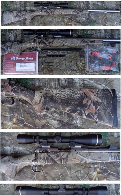 Savage 10ML-II stainless steel muzzleloader with camo stock 50 cal 10 ML 10ML