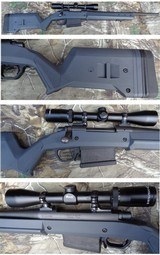 Remington Model 700 Custom rifle in 6.5 x 55mm Swede w/Burris 3x9 Fullfield II scope - Image 1 of 11