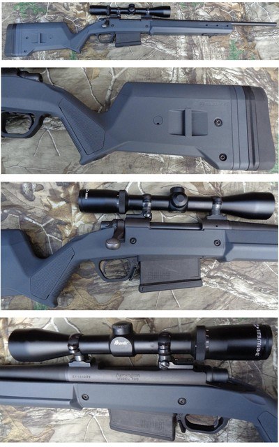Remington Model 700 Custom rifle in 6.5 x 55mm Swede w/Burris 3x9 Fullfield II scope - Image 1 of 11