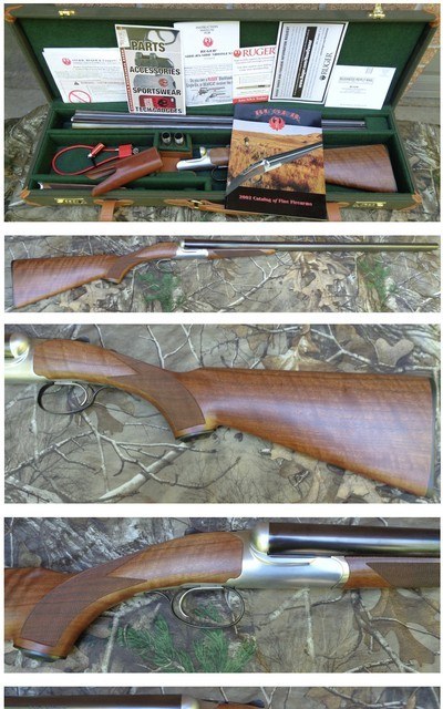 Ruger Gold Label SxS 12ga shotgun in rarely seen hard case - Image 1 of 15