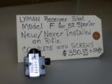 LYMAN MODEL F RECEIVER SIGHT - 7 of 10