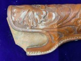 LAWRENCE 33F FLOWER CARVED HOLSTER - 1911 .45 - 2 of 8