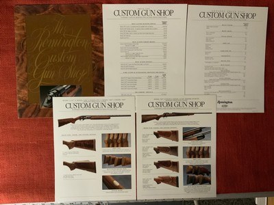 REMINGTON CUSTOM SHOP CATALOG
