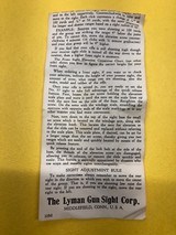 LYMAN-57SM-STAY SET RECEIVER SIGHT-BSA - 8 of 10