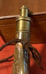 G & J.W.HAWKSLEY SHOTGUN POWDER FLASK - 5 of 11