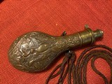 G & J.W.HAWKSLEY SHOTGUN POWDER FLASK - 2 of 11
