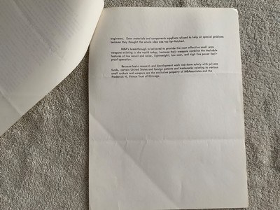 MBA GYROJET ADVERTISING AND FACTORY LETTER - Image 8 of 8