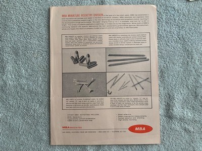 MBA GYROJET ADVERTISING AND FACTORY LETTER - Image 5 of 8