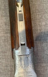 Rare 1936 Prewar Browning Belgium superposed Diana grade 12 gauge double trigger 26” IC/M - 11 of 13