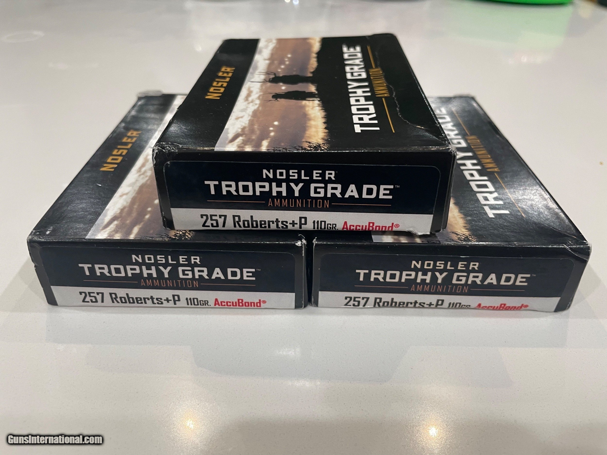 Nosler trophy grade factory new .257 Roberts