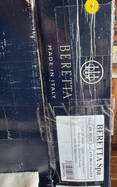 Beretta 486 Parallelo 20 Gauge – UNFIRED – 28" Barrels – Complete Factory Package – Beautiful Walnut - Image 7 of 14