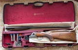 Beretta 486 Parallelo 20 Gauge – UNFIRED – 28" Barrels – Complete Factory Package – Beautiful Walnut - Image 10 of 14