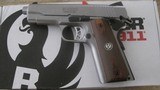ruger sr 1911 commander stainless factory new in box - 1 of 5