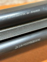 Charles Smith & Sons 16 Gauge Boxlock Ejector w/ Fabulous Game/Dog Scene Engraving - 6 of 15