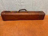 Vintage Tooled Leather 2 Barrel Case - 2 of 10