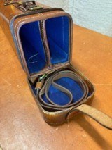 Vintage Tooled Leather 2 Barrel Case - 8 of 10