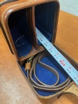 Vintage Tooled Leather 2 Barrel Case - 9 of 10