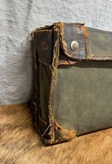 Vintage Leather Compact Hard Case w/ Cover & Key - 10 of 11