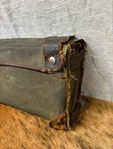 Vintage Leather Compact Hard Case w/ Cover & Key - 9 of 11