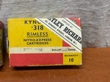 Kynoch 318 Rimless Westley Richards Nitro Express - 4 of 6
