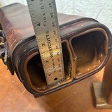 H.H. Heiser Vintage Leather Gun Case up to 30.5