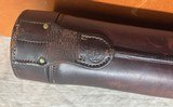 H.H. Heiser Vintage Leather Gun Case up to 30.5