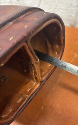 H.H. Heiser Vintage Leather Gun Case up to 30.5