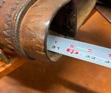 Fancy and High Quality Leather Vintage Shotgun Case - Ward MFG Co. - 13 of 14