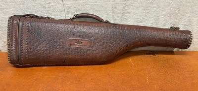 Fancy and High Quality Leather Vintage Shotgun Case - Ward MFG Co.