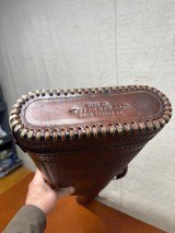Fancy and High Quality Leather Vintage Shotgun Case - Ward MFG Co. - 3 of 14