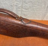 Fancy and High Quality Leather Vintage Shotgun Case - Ward MFG Co. - 7 of 14
