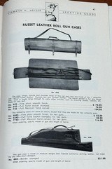 H.H. Heiser Leather Russet Leather Roll Gun Case - 3 of 11