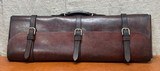 H.H. Heiser Leather Russet Leather Roll Gun Case