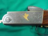 KRIEGHOFF K80 PLANTATION GOLD, WITH 4 GOLD INLAYS, AND NEW BAVARIAN WOOD, MINT. - 8 of 9