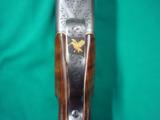 KRIEGHOFF K80 PLANTATION GOLD, WITH 4 GOLD INLAYS, AND NEW BAVARIAN WOOD, MINT. - 6 of 9