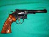 MINT S&W M14 DOUBLE ACTION REVOLVER MANUF. 1974. 6 INCH BBL. ,38 SPECIAL 99%. EXCELLENT. - 2 of 2